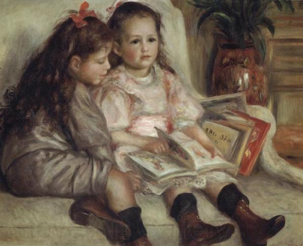 Pierre Renoir Portrait of Children(The  Children of Martial Caillebotte) Norge oil painting art